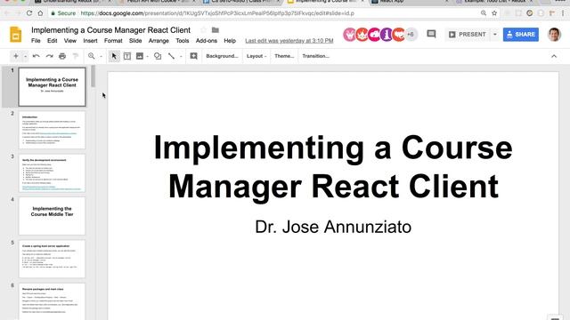 M2L4 1 Implementing REACT Web Applications - Agenda and overview смотреть онлайн