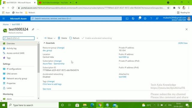 How to Assign Static Public IP Address To Azure VM | Configure a private IP for a VM in Azure porta смотреть онлайн
