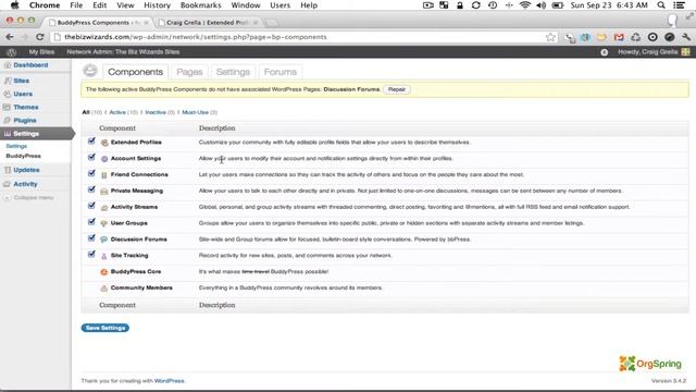 Configuring BuddyPress for Thesis смотреть онлайн