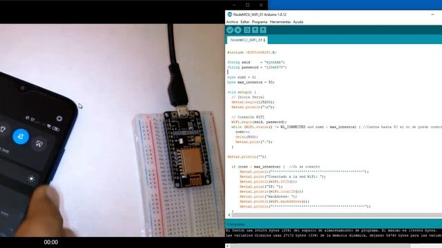 Tutorial NodeMCU 04. Conectar a una red WiFi la ESP8266 смотреть онлайн