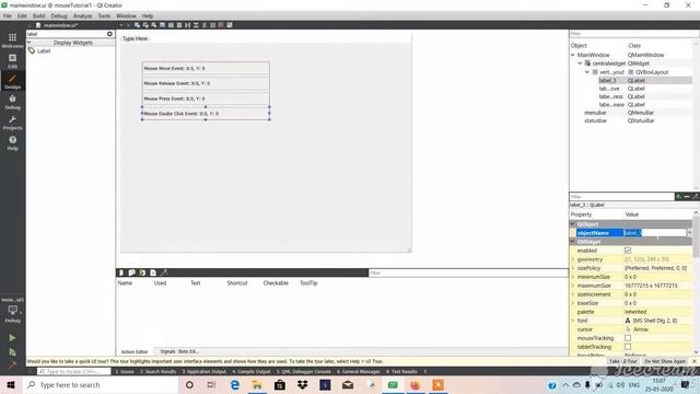 Getting Mouse Position in Qt | Qt Hindi Tutorial смотреть онлайн