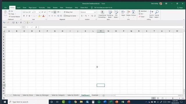 Creating an Interactive Dashboard in Excel Using Pivot Tables, Pivot Charts and Slicers смотреть онлайн
