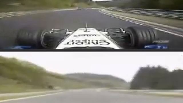 Bmw Sauber F1 vs Porsche 956 Group-C on Nurburgring