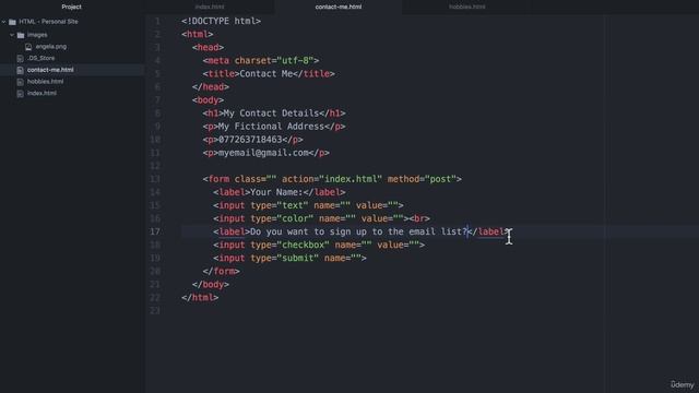 Day 42 - 366-HTML Forms смотреть онлайн