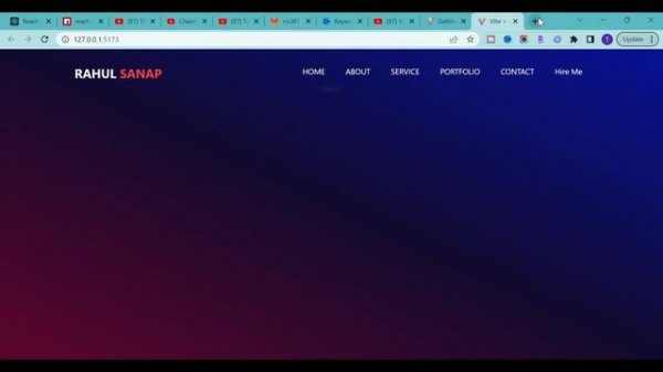 Vite React Project | Build and deploy Portfolio Page with React + Vite and Tailwind Css Tutorial