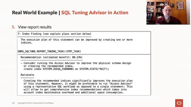 SQL Tuning Advisor - a real life example смотреть онлайн