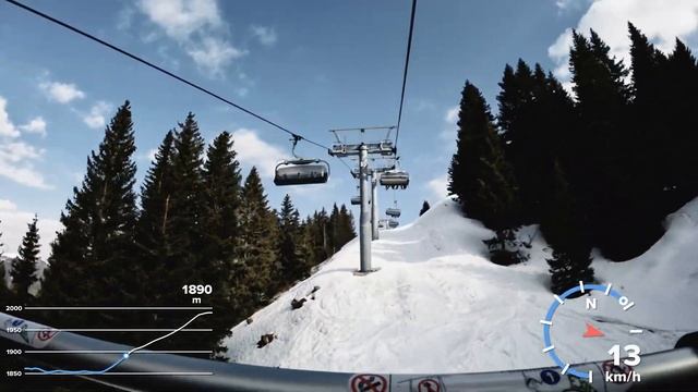 6-CLD/B Alpenrose | Arabba | GoPro Timelapse 2K with GPS Data смотреть онлайн