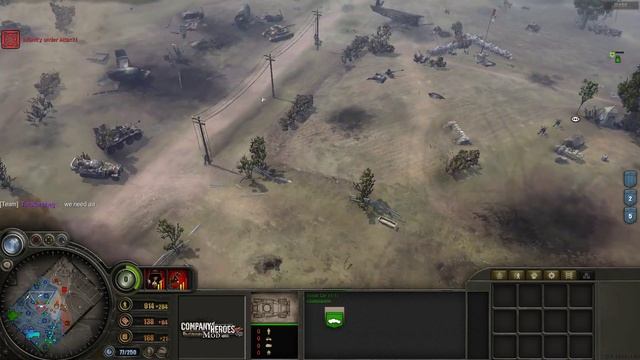 Company of Heroes Blitzkrieg mod PvP №43 3v3 Operation Goodwood смотреть онлайн