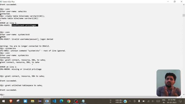 Session 6 | Oracle : Create User, Give Privilege & Drop User | Sonu Sir смотреть онлайн