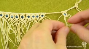 Raindrop Necklace Tutorial | Macrame School