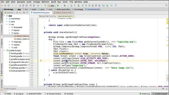 SHARING URL IMAGES TO OTHER APPS IN ANDROID (MOVIE APP) смотреть онлайн