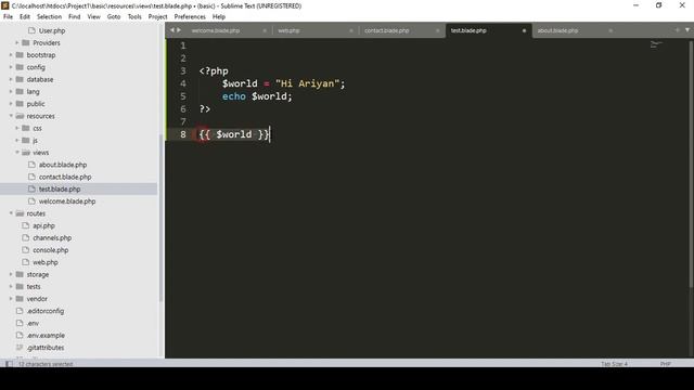 Laravel 9 Project #8 | Laravel Blade Syntax смотреть онлайн