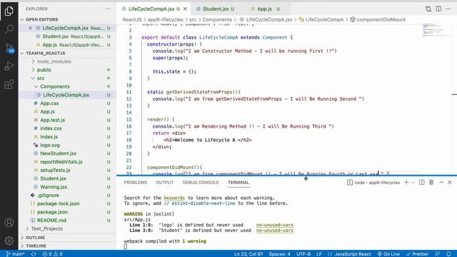 React.js Lifecycles: Understand the key phases - Mounting, Updating, and Unmounting - తెలుగులో смотреть онлайн