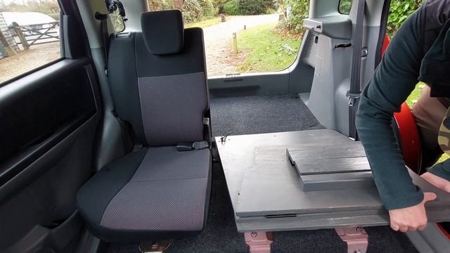 Suzuki SX4 Rear Seat Removal + Bed Platform Install | Car Camper смотреть онлайн