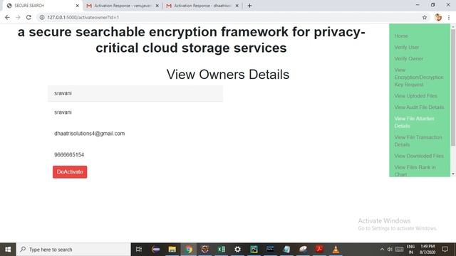 A Secure Searchable Encryption Framework for Privacy-Critical Cloud Storage Services - PYTHON смотреть онлайн