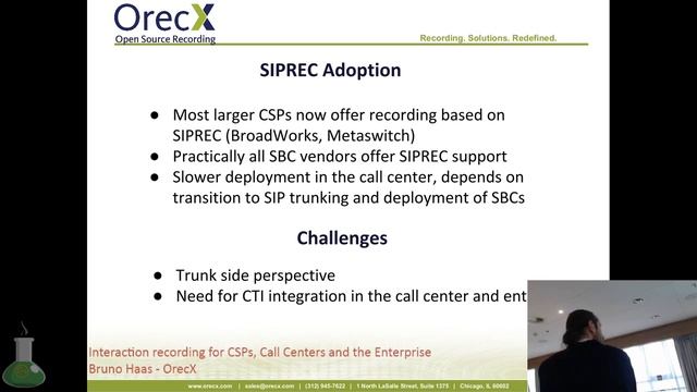 "Interaction recording for CSPs, Call Centers and the Enterprise". Bruno Haas, OrecX смотреть онлайн