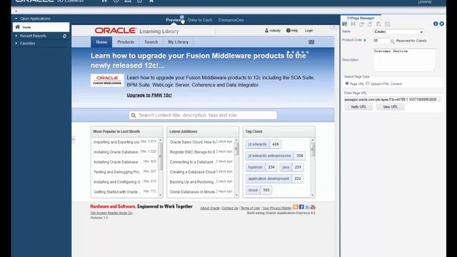 Creating EnterpriseOne Pages смотреть онлайн