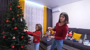 ВЛОГ! НАРЯЖАЕМ ЁЛКУ 2021! Готовимся к новому году.
