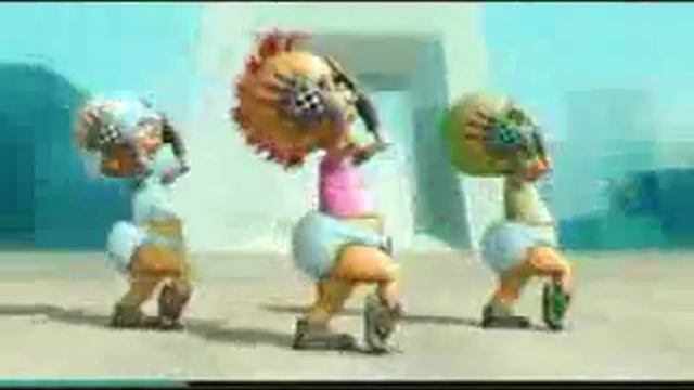 тиктоника в исполнении рисованных младенцев