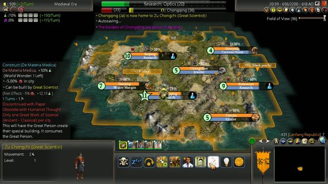 Civilization 4 Realism Invictus Mod No Commentary Gameplay Part 2 смотреть онлайн