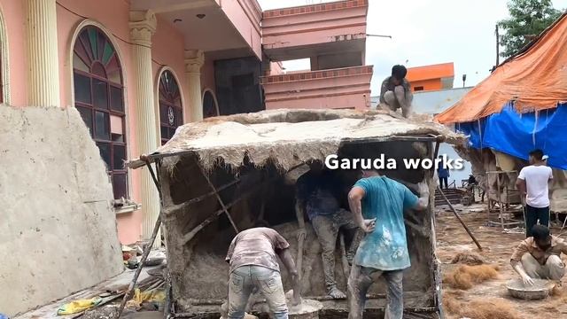 Ganesh making 2021 | Ganesh idol making with Plaster of paris using mould | Ganesh murti making 202 смотреть онлайн