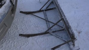 Отвал для уборки снега своими руками