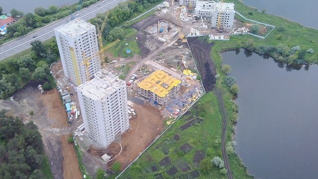 Жилстрой-1 на ул. Героев Труда - новый жилой комплекс у реки, состояние на 30-05-2021 смотреть онлайн