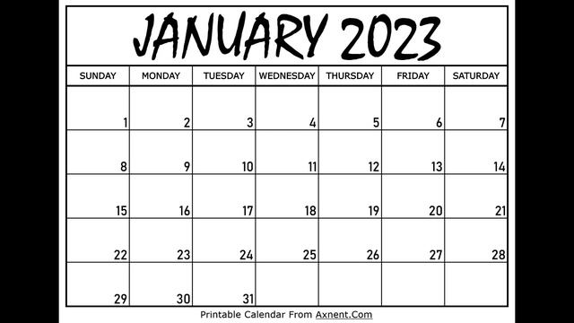 How to get free printable January 2024 calendar - Axnent смотреть онлайн