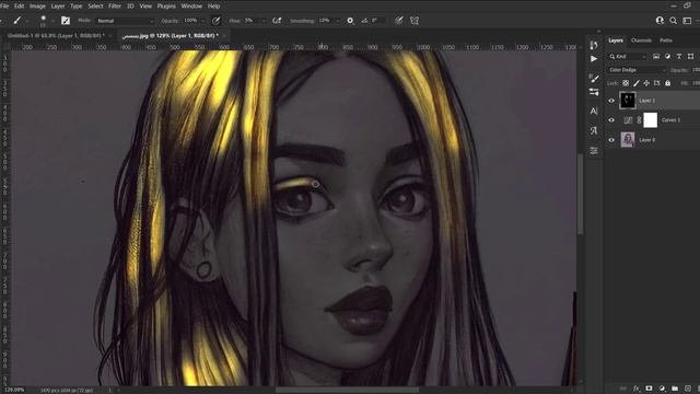 Glow Effect - Photoshop Tutorial | Glowing Effect смотреть онлайн