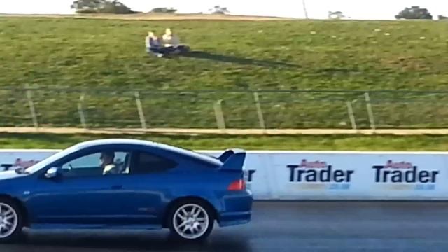 Supercharged JRSC Japshow Santa Pod Honda Integra DC5 Type R 12.9 1/ 4 MILE @110MPH смотреть онлайн