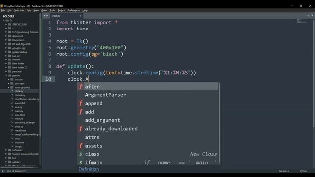 digital clock in Python | How to make a clock in python | Python Project | Python Tkinter смотреть онлайн