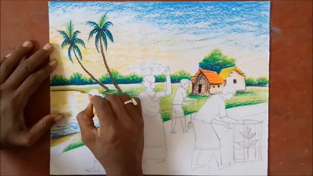 SWACHH BHARAT ABHIYAN DRAWING STEP BY STEP||CLEAN INDIA GREEN INDIA DRAWING COMPETITION смотреть онлайн