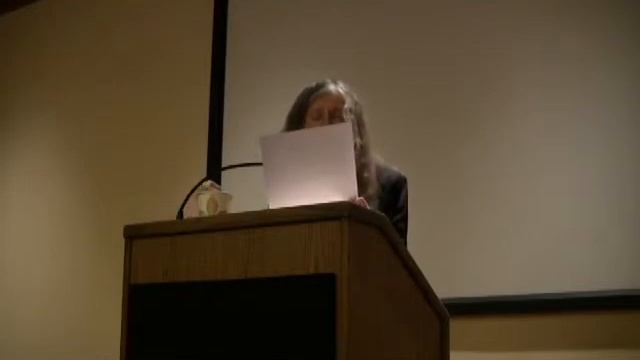 Alice Notley :: Holloway Reading Series :: October 10th 2013