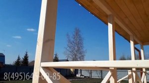 Открытая веранда 3,0х6,0 на сваях