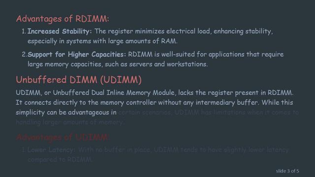 Understanding the Differences Between RDIMM and UDIMM смотреть онлайн