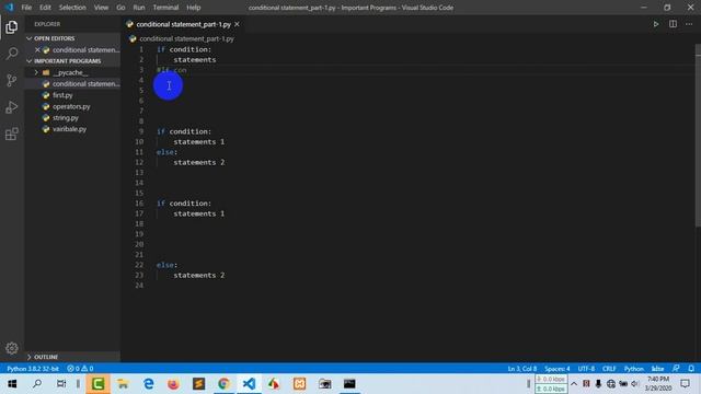 Programming Essentials-Python Bangla Tutorial | Conditonal Statements_part-1 смотреть онлайн