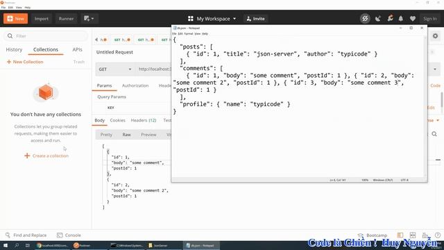 483 - Web Apps - Json Server - Dùng làm Fake Server (Server giả) смотреть онлайн