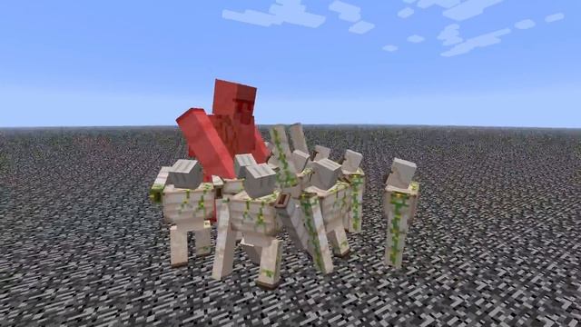 Exterminator Prototype vs 10 Iron Golem (Minecraft Mob Battle Java Edition 1.6.4) смотреть онлайн