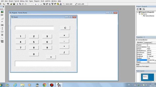 Как создать калькулятор в Visual Basic смотреть онлайн