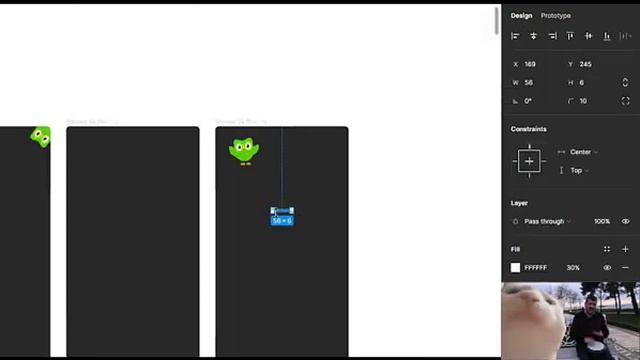 Mobile UI design Bird Animation in @Figma смотреть онлайн