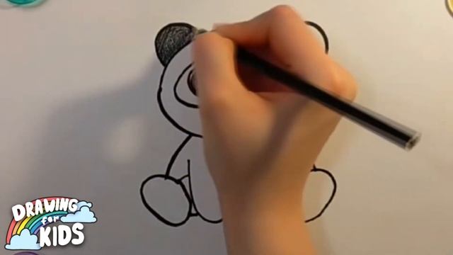 Bolalar uchun panda rasm chizish | Drawing a panda for kids | Рисуем панду для детей смотреть онлайн