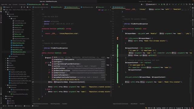 iSPA CMS 7.x - Laravel 9 finish to setup the command stubs | Ep.0007 смотреть онлайн