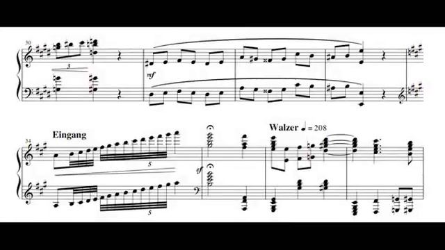 Tom and Jerry Johann Mouse - The Blue Danube [Piano Sheet] смотреть онлайн