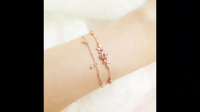 Stylish lightweight chain bracelet designs 2023 collection for modern girls and ladies смотреть онлайн