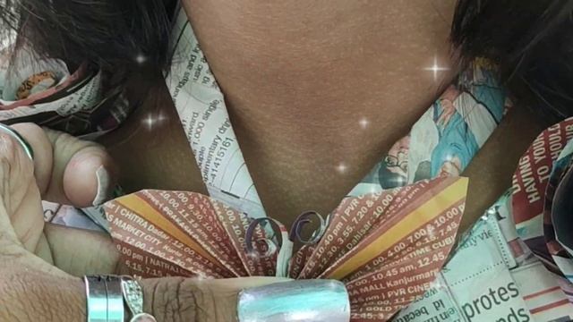 DIY//making of newspaper dress //fancydress with paper full making смотреть онлайн