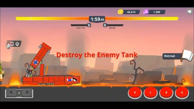 Super tank rumble creations How to beat Ultimate Weapon part 7 ( Fly Tank ) смотреть онлайн