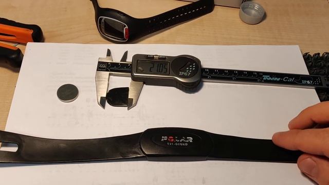 Change Battery Polar T31/ замена батарейки Polar T31