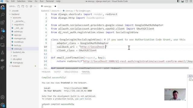 Eps 8. Django React JWT Authentication Applying Google Login In React.js смотреть онлайн