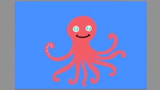 Рисуем осьминога с детьми Drawing an octopus with children смотреть онлайн