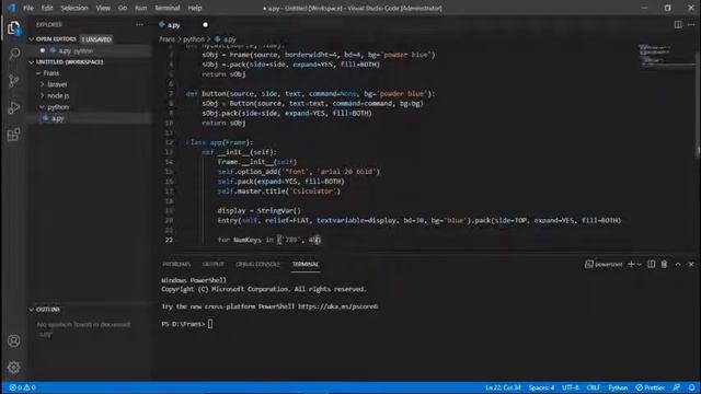 Python Calculator With Tkinter смотреть онлайн